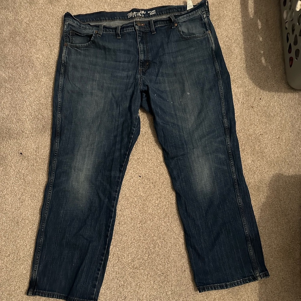 Used Men’s Wrangler Retro Relaxed Bootcut Jeans size 44x32
